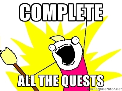 COMPLETE ALL THE QUESTS